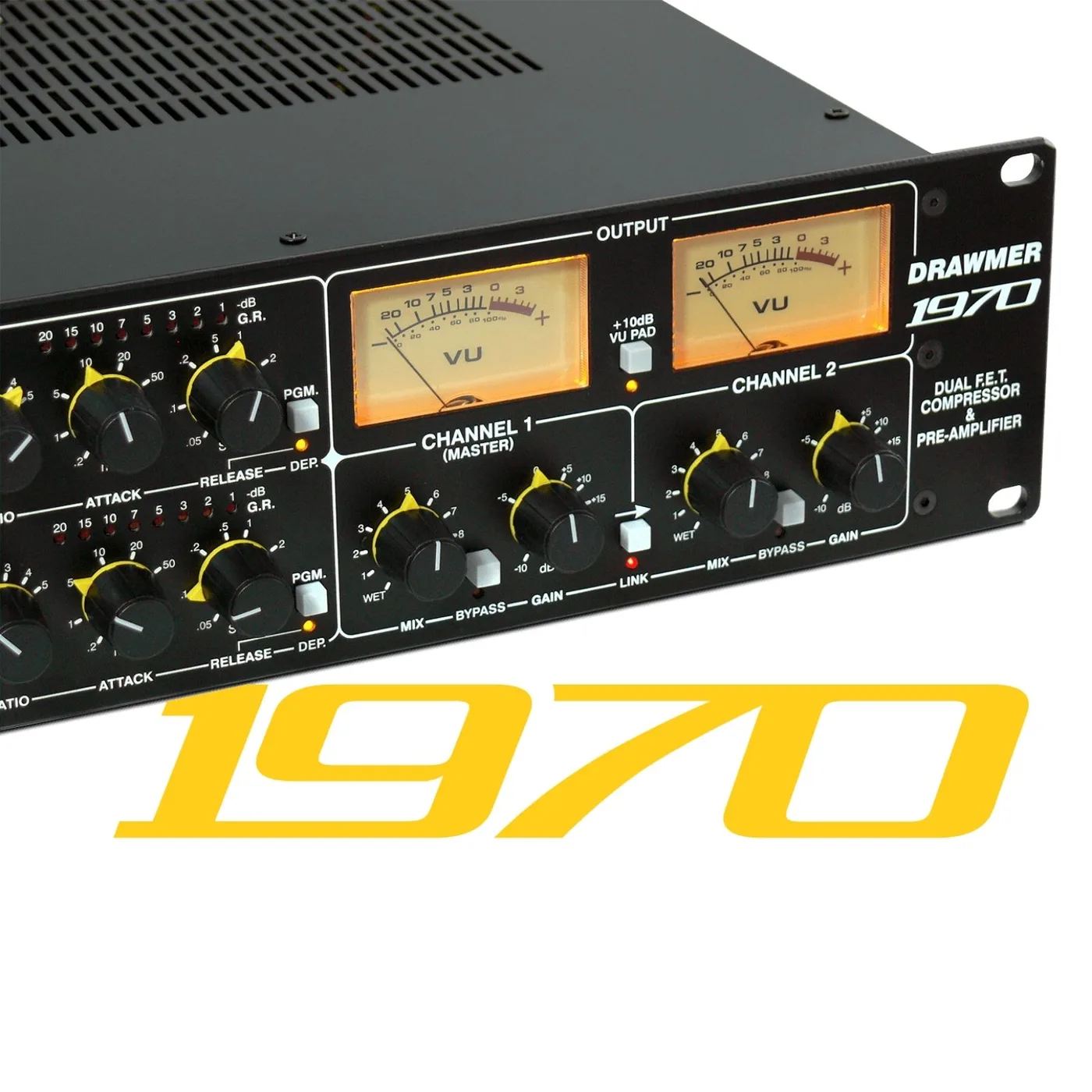 Drawmer 1970 Dual FET Compressor & Pre-Amplifier