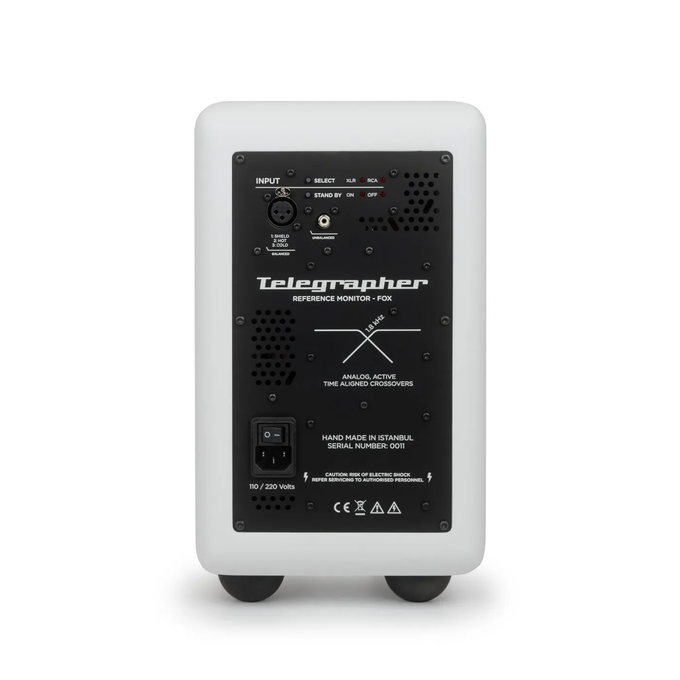 FOX Active Analog Nearfield Studio Monitor by Telegrapher White p3